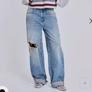 Jaded Ldn Blue Distressed Jeans